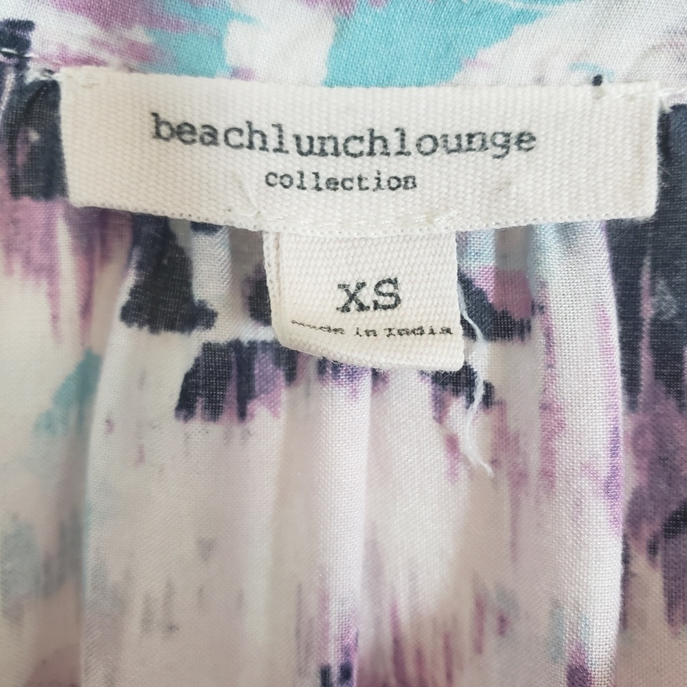 Beach Lunch Lounge Boho Vneck Blouse - Picture 5 of 6
